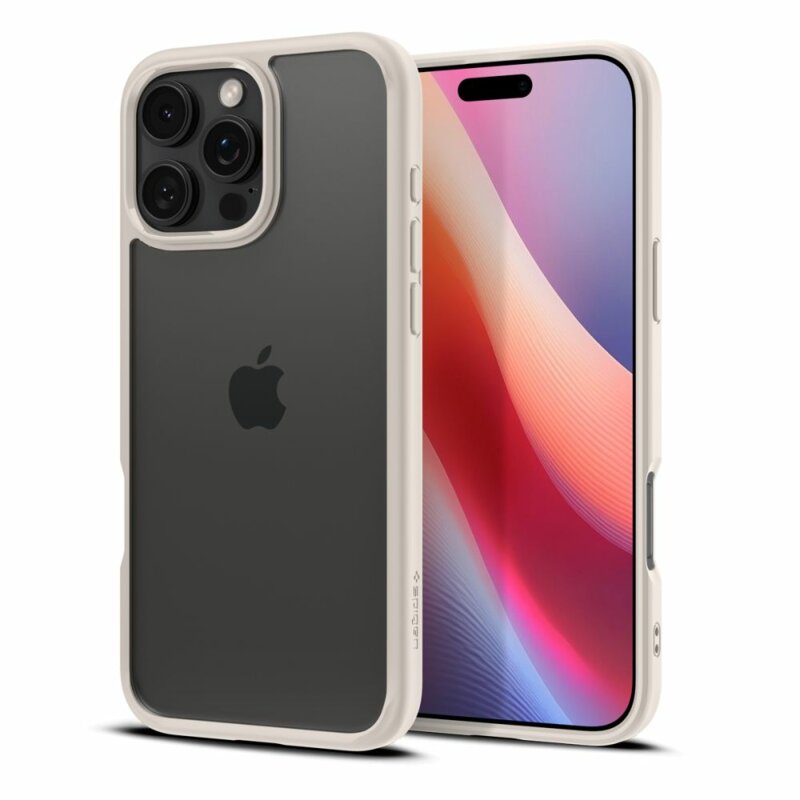 Husa iPhone 16 Pro Spigen Ultra Hybrid, natural