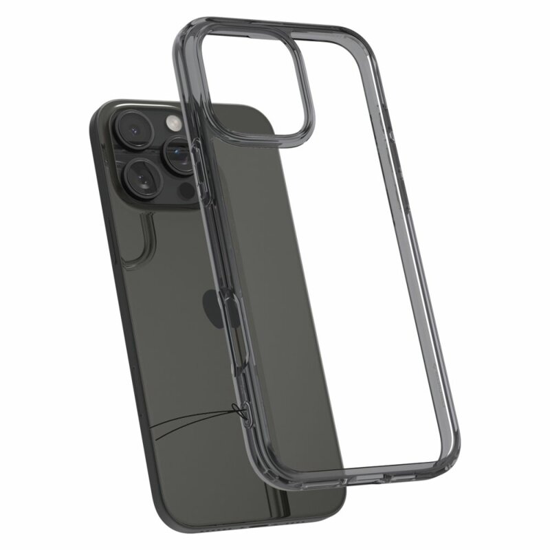 Husa iPhone 16 Pro Spigen Ultra Hybrid, gri