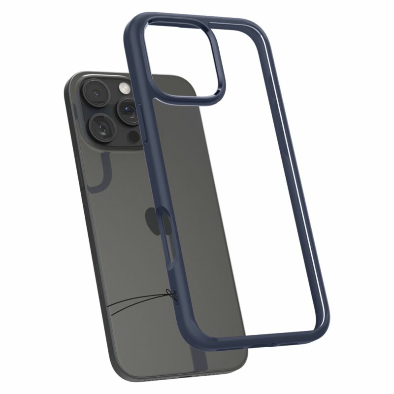 Husa iPhone 16 Pro Spigen Ultra Hybrid, bleumarin