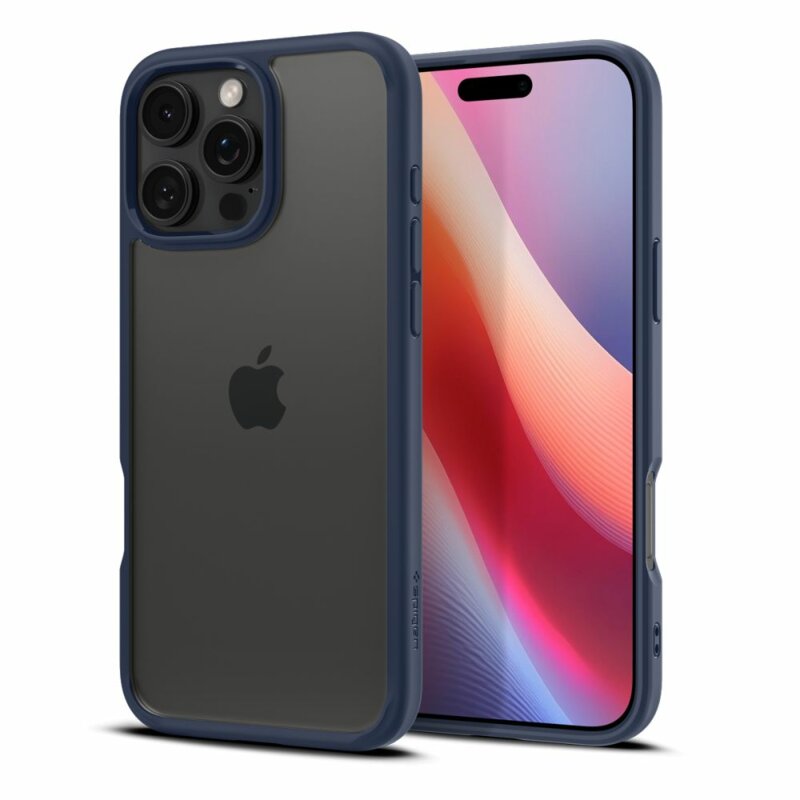 Husa iPhone 16 Pro Spigen Ultra Hybrid, bleumarin