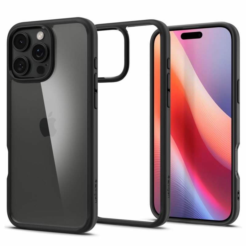 Husa iPhone 16 Pro Spigen Ultra Hybrid, negru