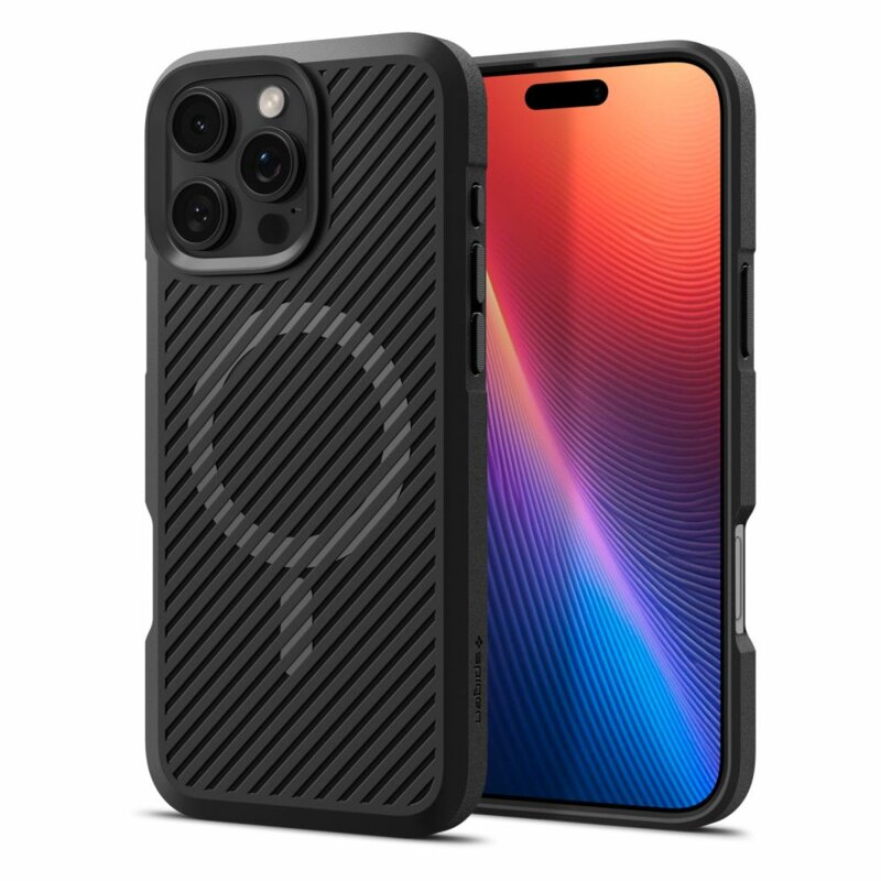 Husa iPhone 16 Pro Max Spigen Core Armor MagSafe, negru