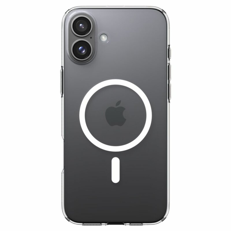 Husa iPhone 16 Spigen Liquid Crystal MagSafe, transparenta