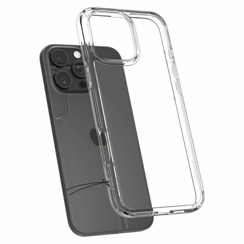 Husa iPhone 16 Pro Spigen Ultra Hybrid, transparenta
