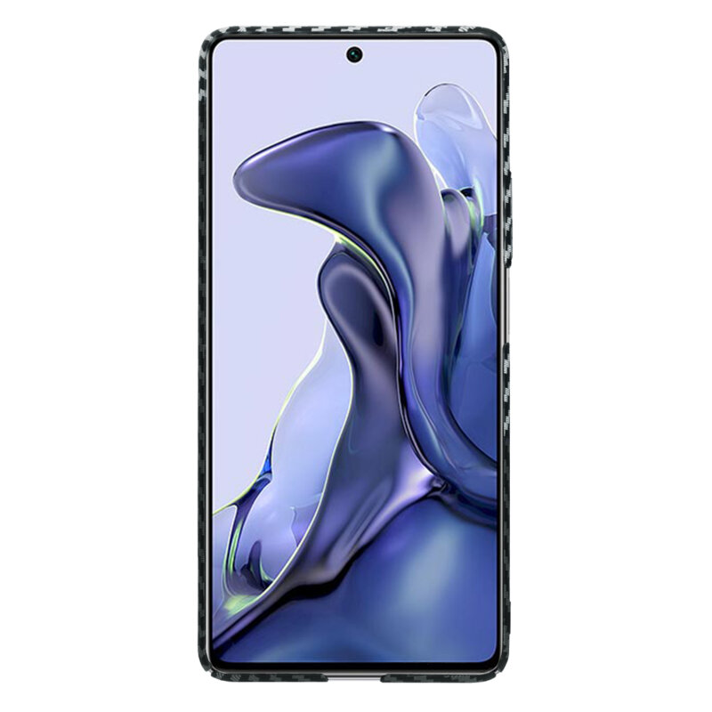 Husa Xiaomi 11T Techsuit Carbonite FiberShell, gri