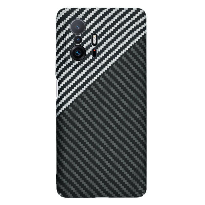 Husa Xiaomi 11T Pro Techsuit Carbonite FiberShell, gri