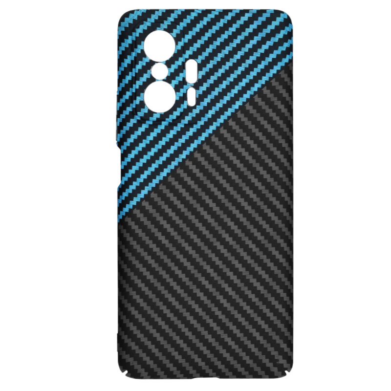 Husa Xiaomi 11T Pro Techsuit Carbonite FiberShell, bleu