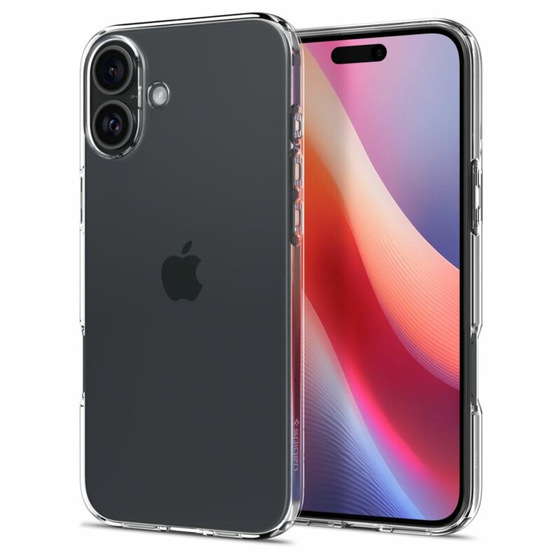Husa iPhone 16 Spigen Liquid Crystal, transparenta