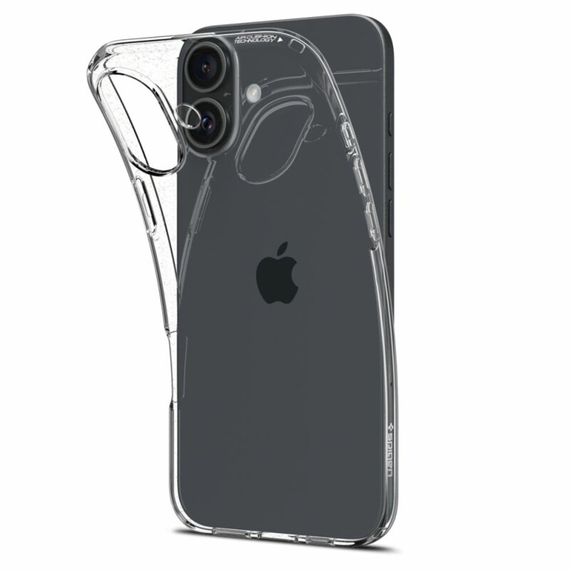 Husa iPhone 16 Spigen Liquid Crystal, transparenta