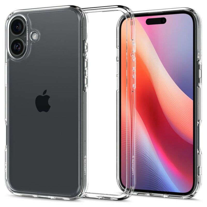 Husa iPhone 16 Plus Spigen Ultra Hybrid, transparenta