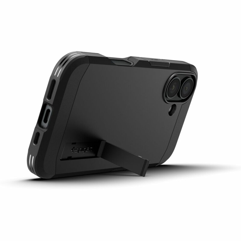 Husa iPhone 16 Plus Spigen Tough Armor MagSafe, negru