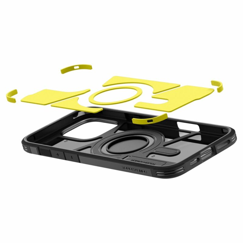 Husa iPhone 16 Pro Spigen Tough Armor MagSafe, negru