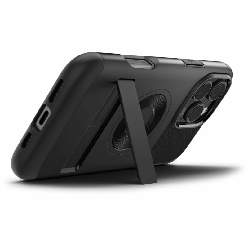 Husa iPhone 16 Pro Max Spigen Slim Armor MagSafe, negru