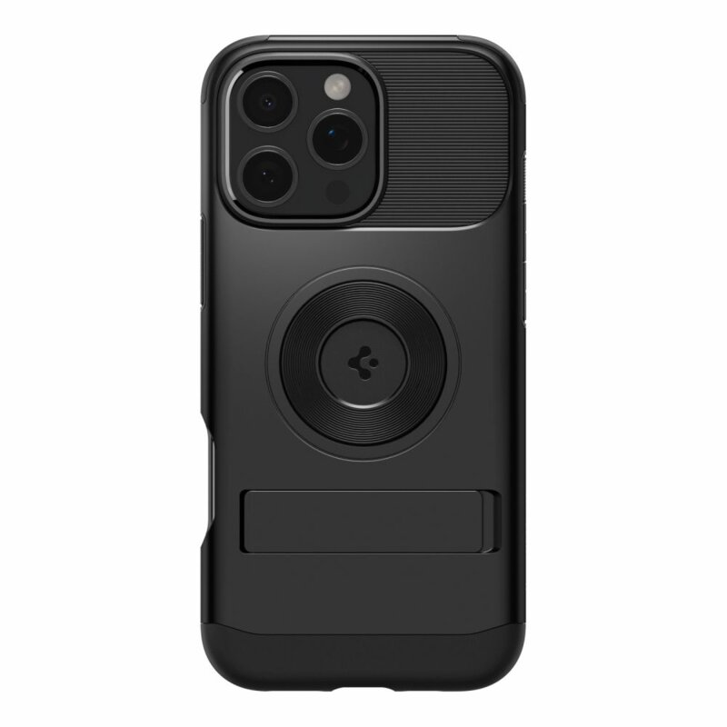Husa iPhone 16 Pro Max Spigen Slim Armor MagSafe, negru