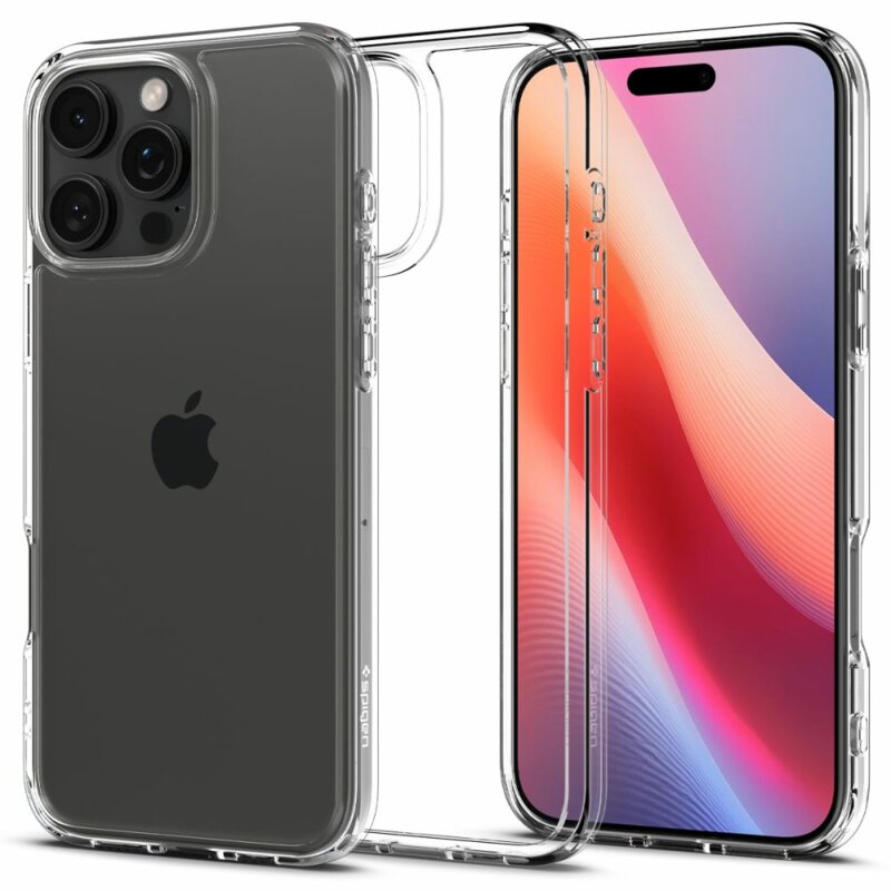 Husa iPhone 16 Pro Max Spigen Ultra Hybrid, transparenta