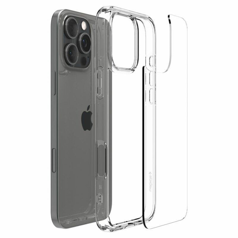 Husa iPhone 16 Pro Max Spigen Ultra Hybrid, transparenta