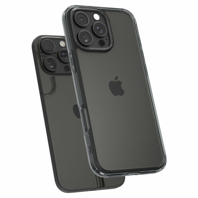 Husa iPhone 16 Pro Max Spigen Ultra Hybrid, gri