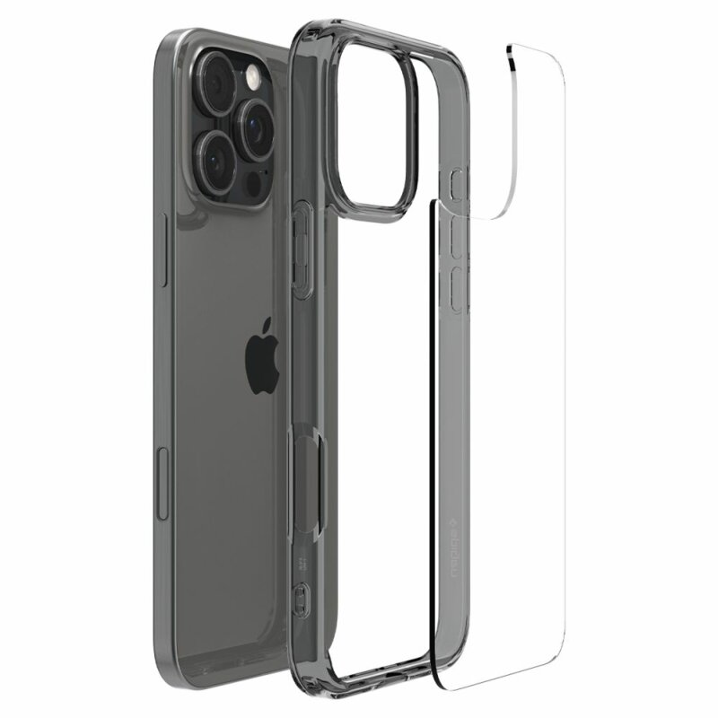 Husa iPhone 16 Pro Max Spigen Ultra Hybrid, gri