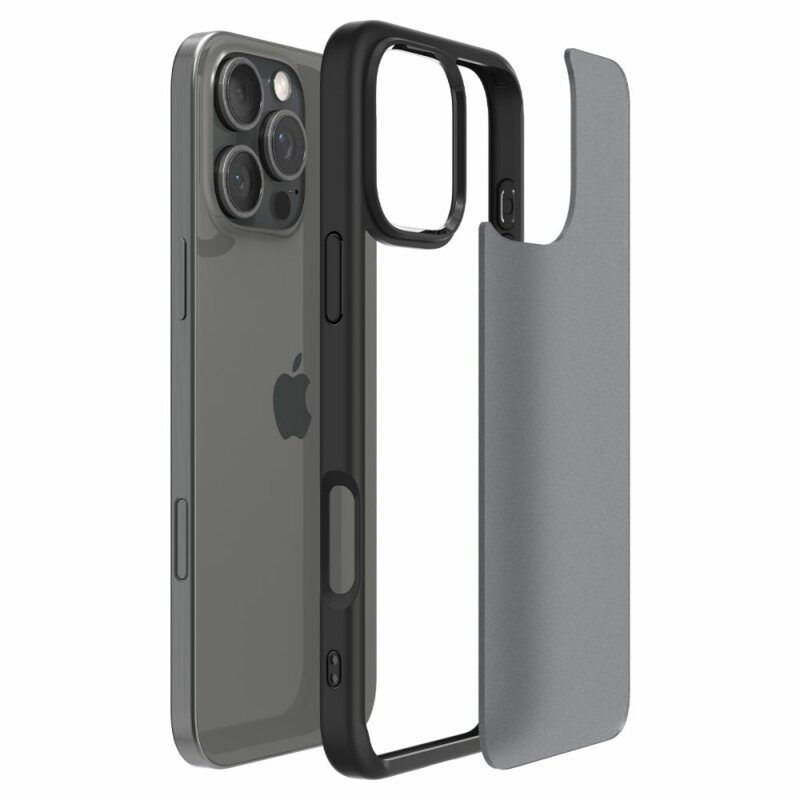 Husa iPhone 16 Pro Max Spigen Ultra Hybrid, cenusiu