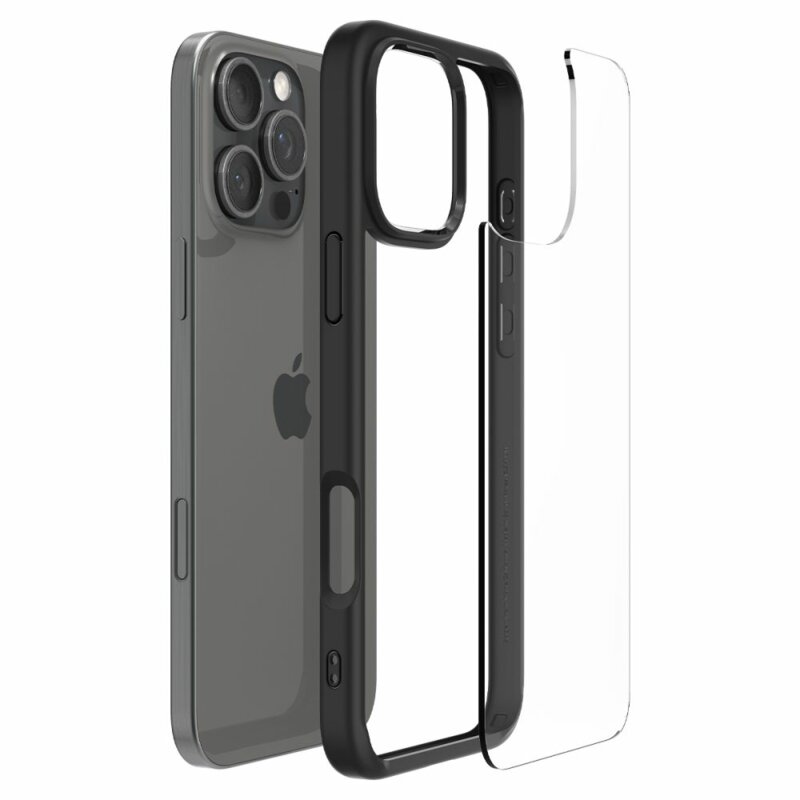Husa iPhone 16 Pro Max Spigen Ultra Hybrid, negru