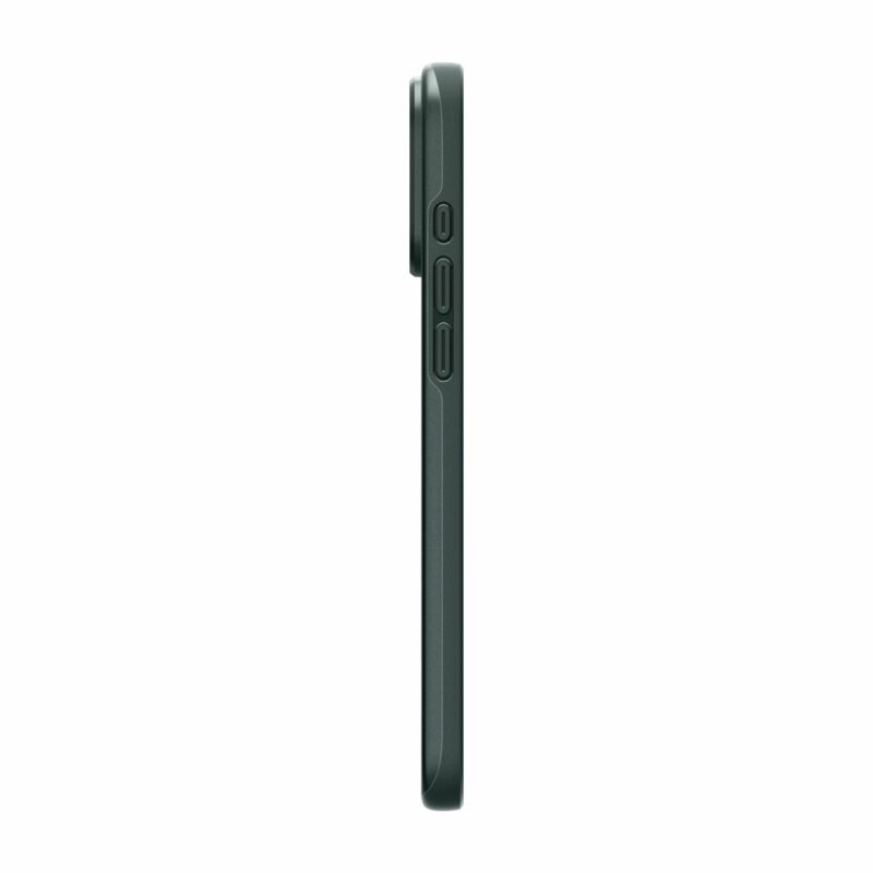 Husa iPhone 16 Pro Max Spigen Thin Fit MagSafe, verde inchis