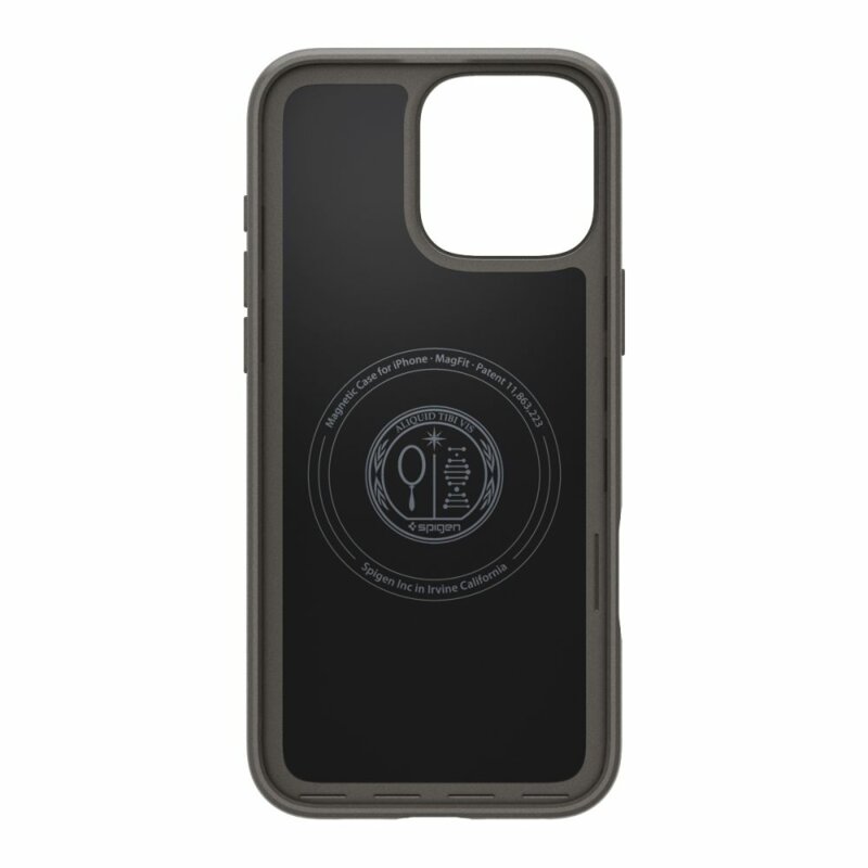 Husa iPhone 16 Pro Max Spigen Thin Fit MagSafe, cenusiu
