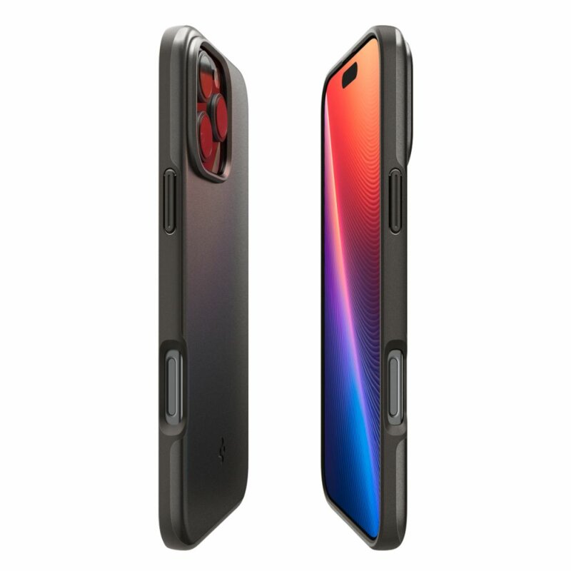 Husa iPhone 16 Pro Max Spigen Thin Fit MagSafe, cenusiu