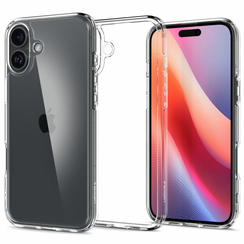 Husa iPhone 16 Spigen Ultra Hybrid, transparenta