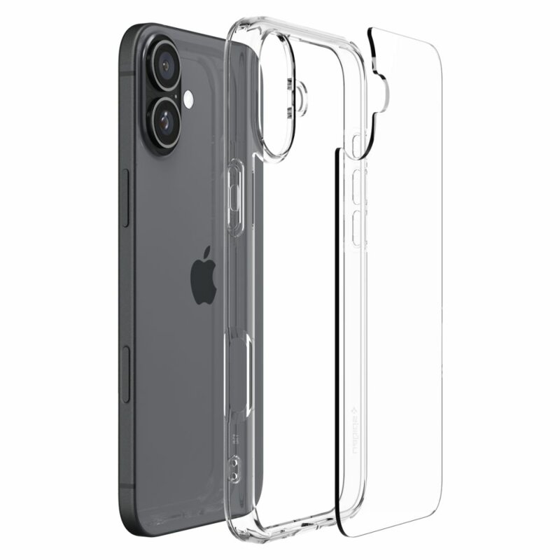 Husa iPhone 16 Spigen Ultra Hybrid, transparenta
