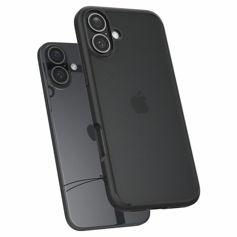 Husa iPhone 16 Spigen Ultra Hybrid, cenusiu