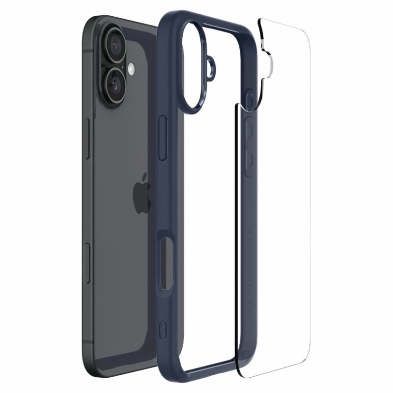Husa iPhone 16 Spigen Ultra Hybrid, bleumarin