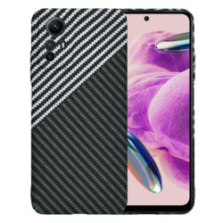 Husa Xiaomi Redmi Note 12S Techsuit Carbonite FiberShell, gri