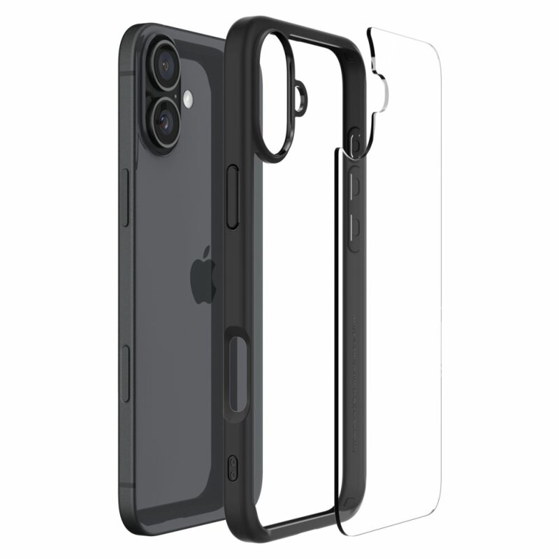 Husa iPhone 16 Spigen Ultra Hybrid, negru