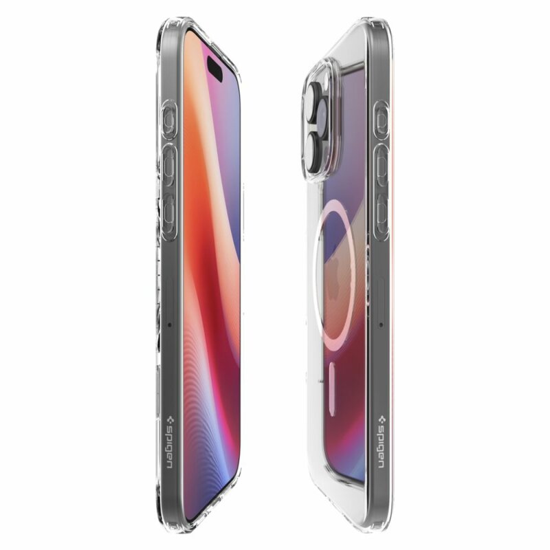 Husa iPhone 16 Pro Spigen Liquid Crystal MagSafe, transparenta