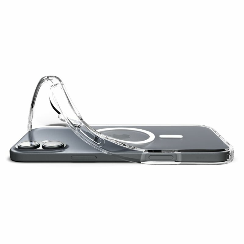 Husa iPhone 16 Plus Spigen Liquid Crystal MagSafe, transparenta