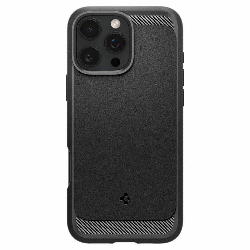 Husa iPhone 16 Pro Max Spigen Rugged Armor MagSafe, negru mat
