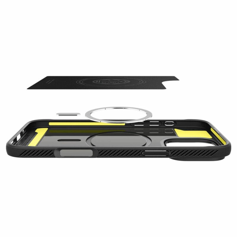 Husa iPhone 16 Pro Max Spigen Rugged Armor MagSafe, negru mat