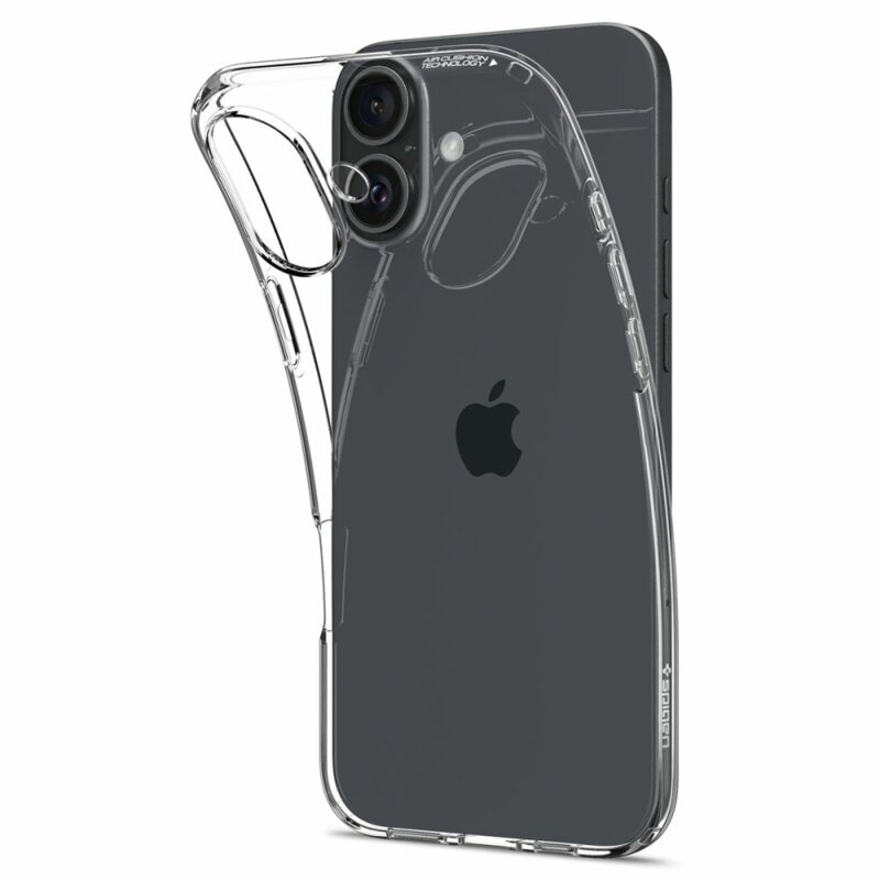 Husa iPhone 16 Plus Spigen Liquid Crystal, transparenta