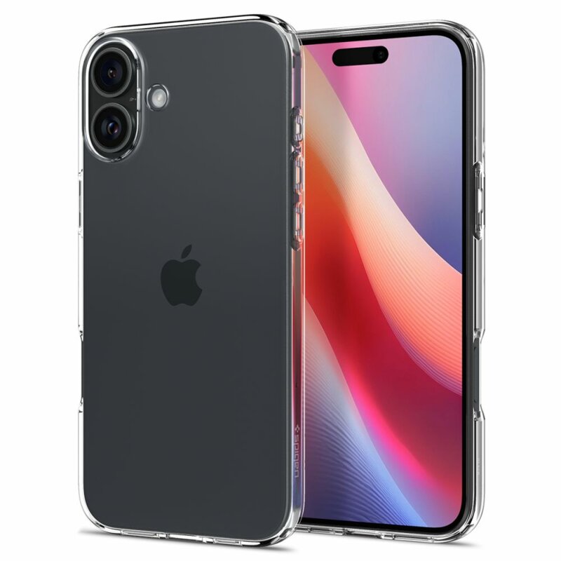 Husa iPhone 16 Plus Spigen Liquid Crystal, transparenta