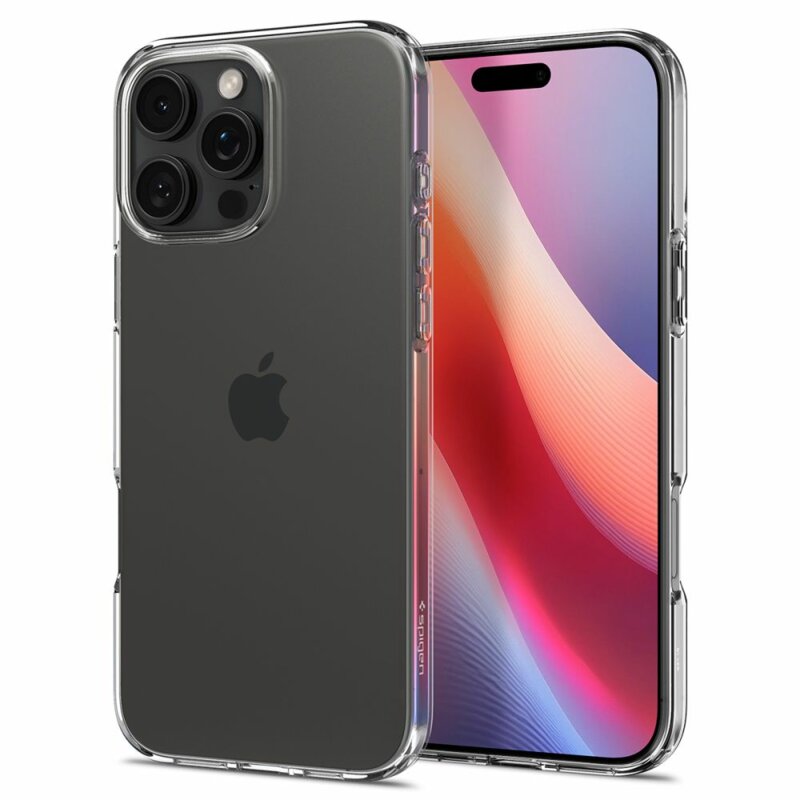 Husa iPhone 16 Pro Max Spigen Liquid Crystal, transparent