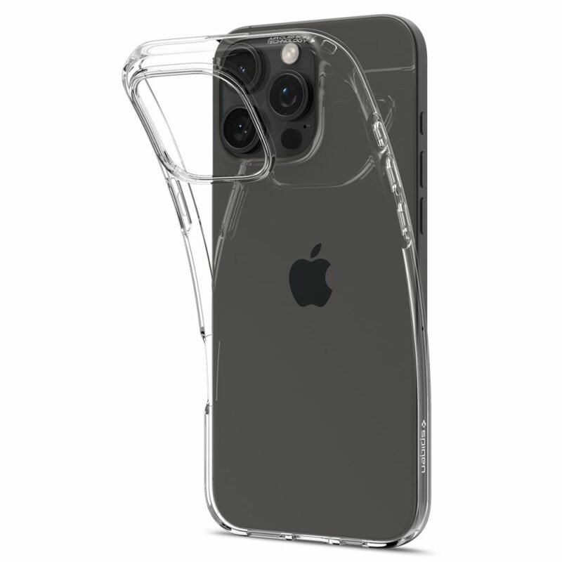 Husa iPhone 16 Pro Max Spigen Liquid Crystal, transparent