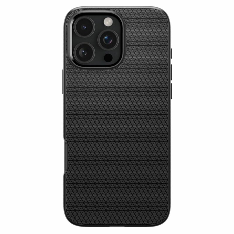 Husa iPhone 16 Pro Spigen Liquid Air, negru