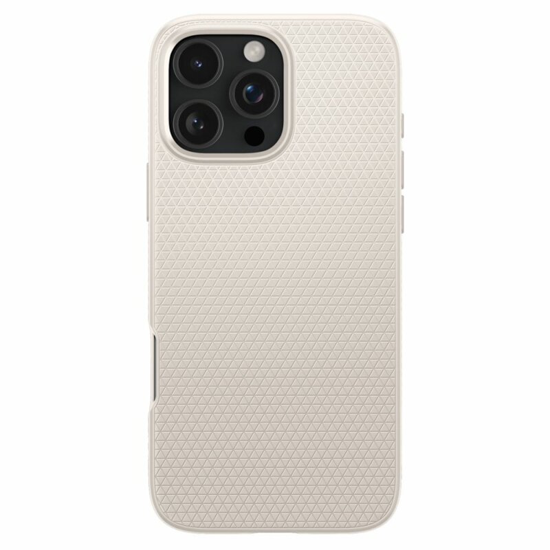 Husa iPhone 16 Pro Max Spigen Liquid Air, natural