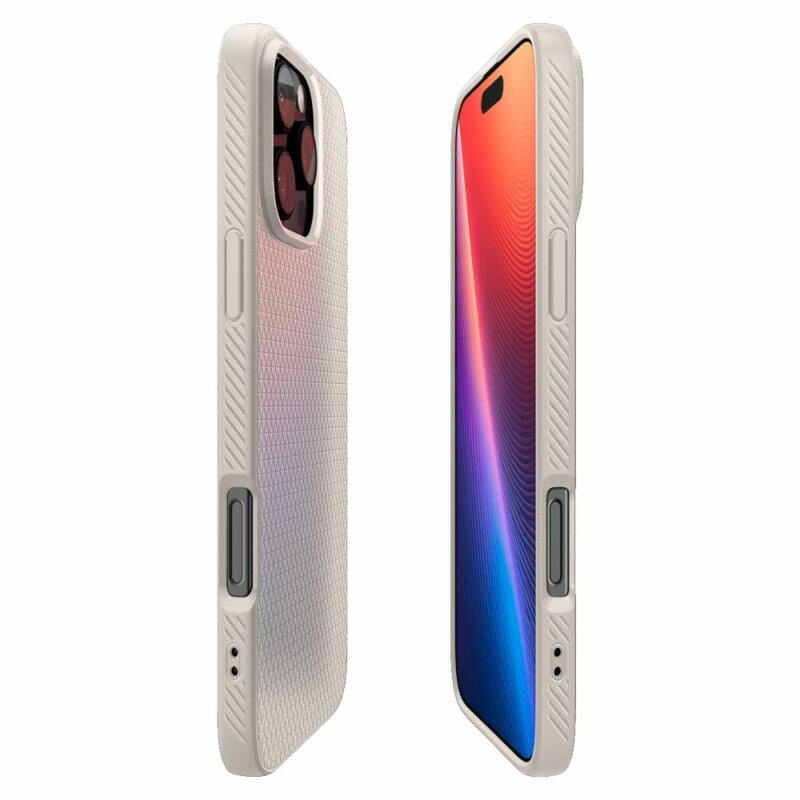 Husa iPhone 16 Pro Max Spigen Liquid Air, natural