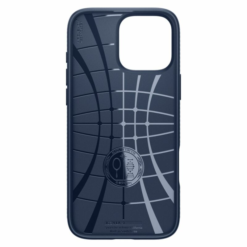 Husa iPhone 16 Pro Max Spigen Liquid Air, bleumarin