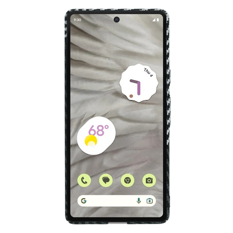 Husa Google Pixel 7a Techsuit Carbonite FiberShell, gri