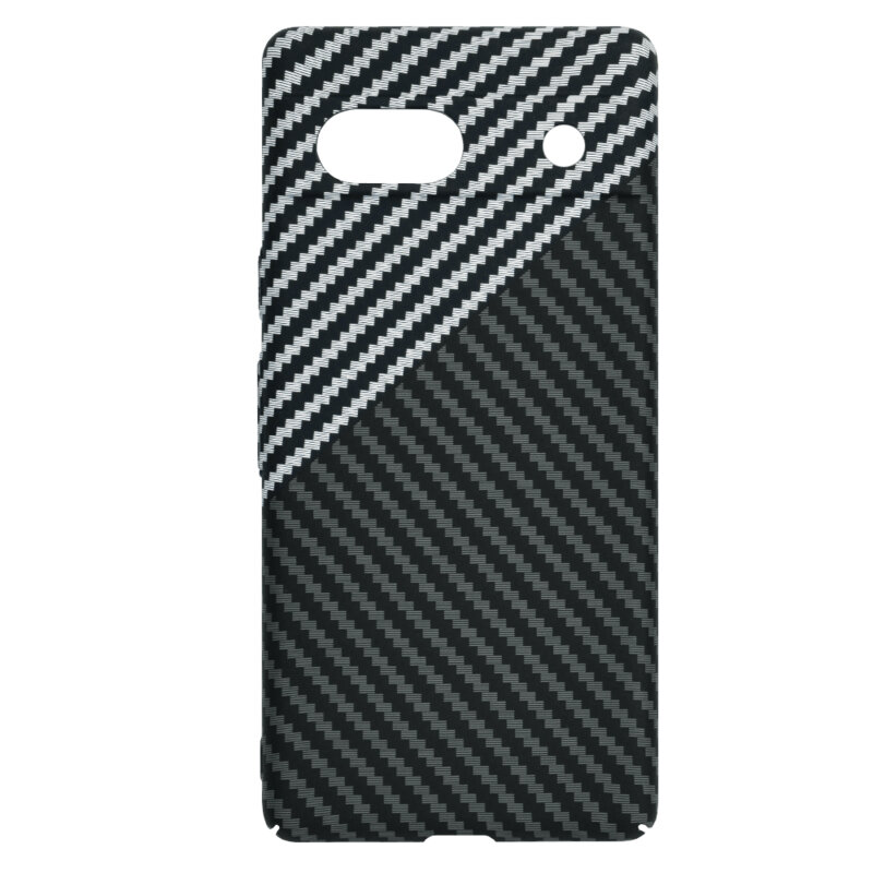 Husa Google Pixel 7a Techsuit Carbonite FiberShell, gri