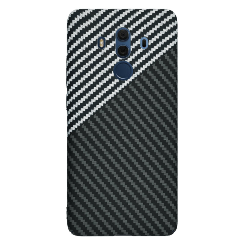 Husa Huawei Mate 10 Pro Techsuit Carbonite FiberShell, gri
