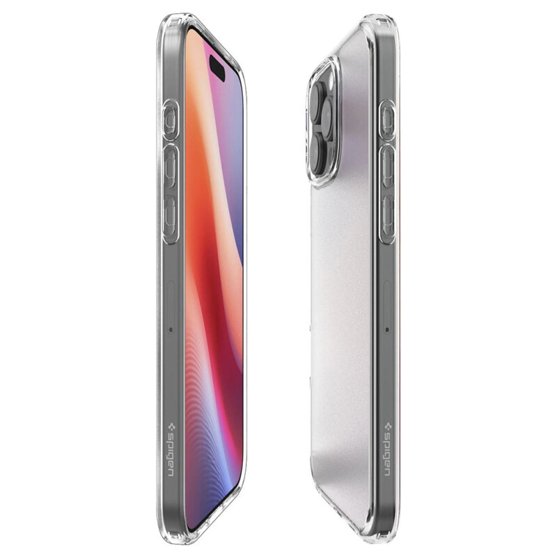 Husa iPhone 16 Pro Max Spigen Ultra Hybrid, transparenta mata