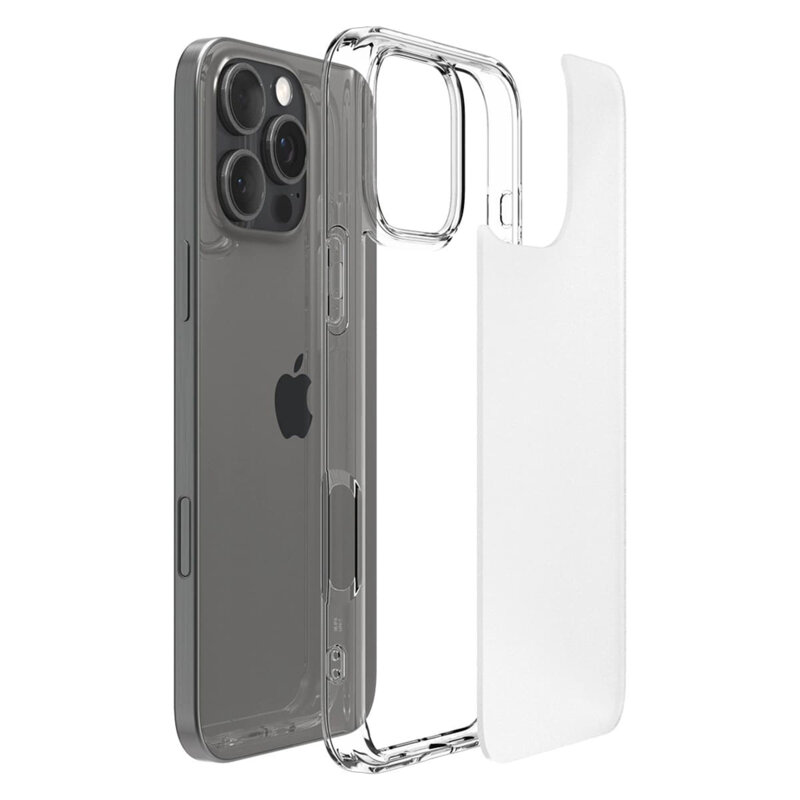 Husa iPhone 16 Pro Max Spigen Ultra Hybrid, transparenta mata